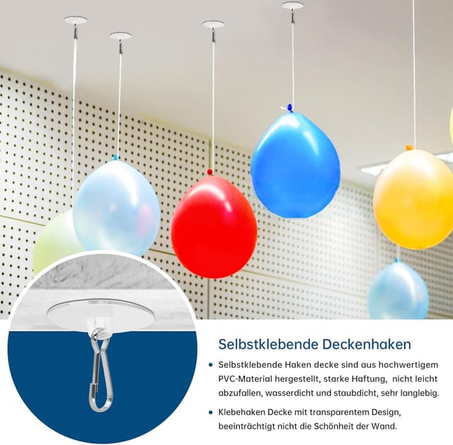Thumbnail 2 de Selbstklebende Deckenhaken 60 Stück