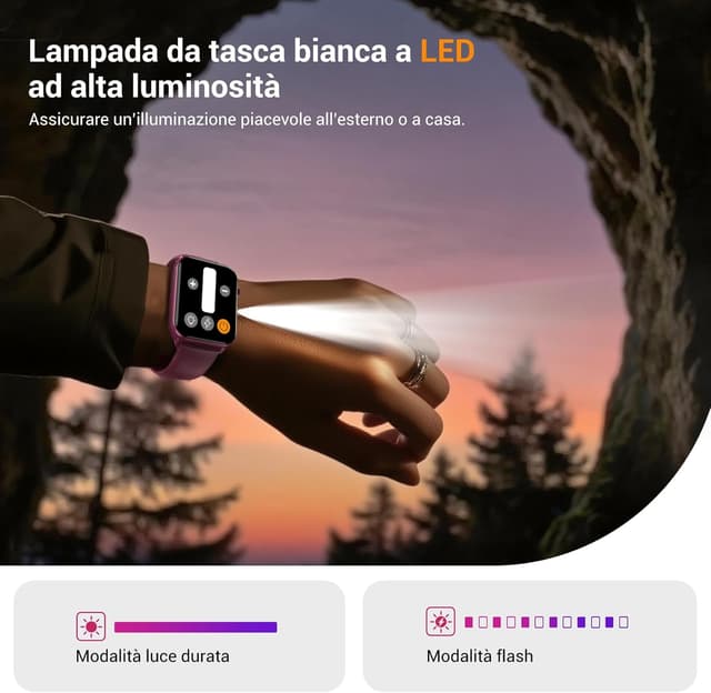 Thumbnail 6 de IOWODO 1,91" Smartwatch fitness con SpO2