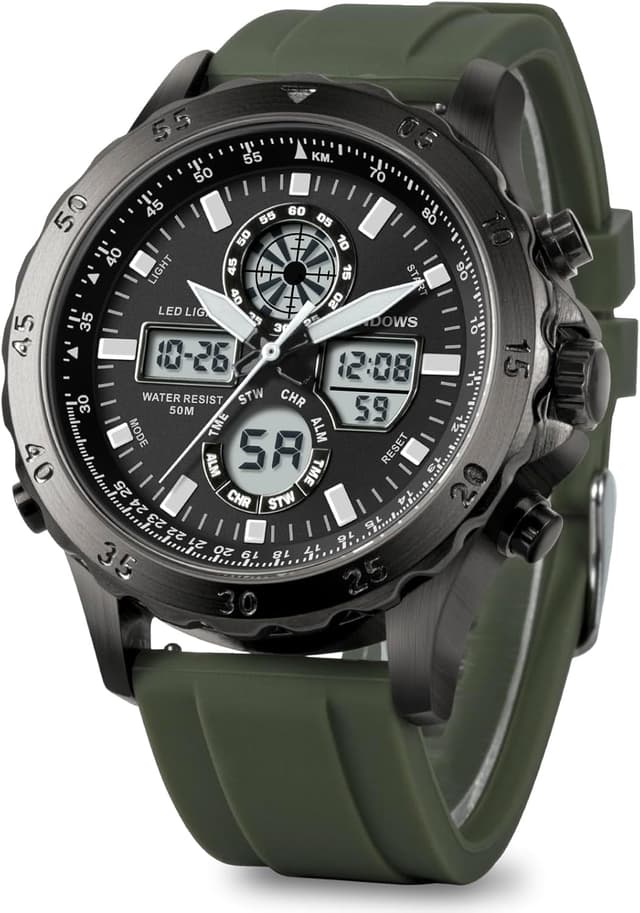 Thumbnail 1 de PINDOWS Herren-Sportuhr wasserdicht