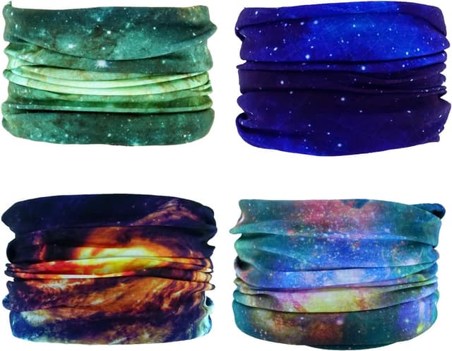 Detalle de SMEHCF 4 Multipurpose Bandanas (Unisex, 100% polyester) — dust-, wind- and sand-proof