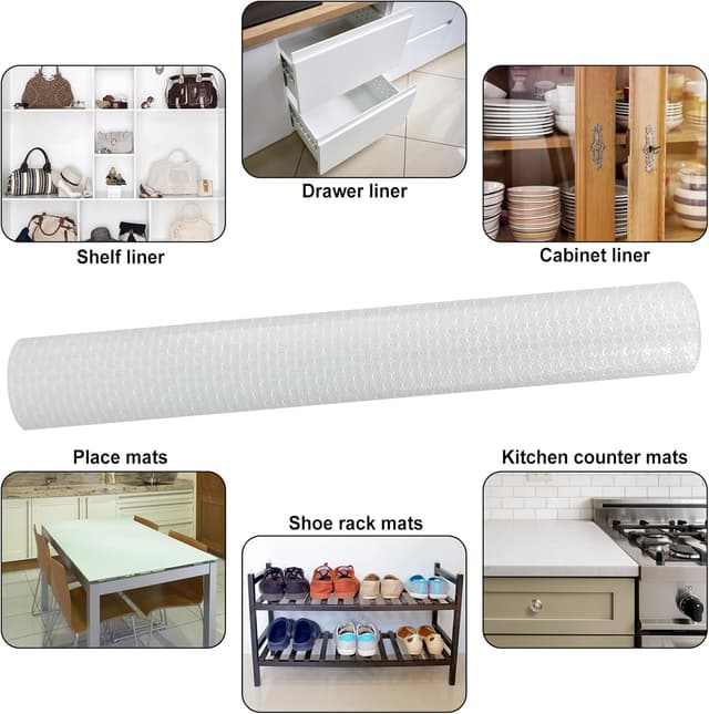 Thumbnail 3 de Clear Dots Drawer Liner 30x300cm