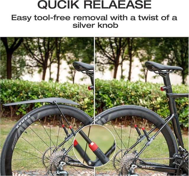 Thumbnail 6 de Kadacha Fahrrad-Schutzblech-Set universal (24–29 Zoll) – schneller An- und Abbau