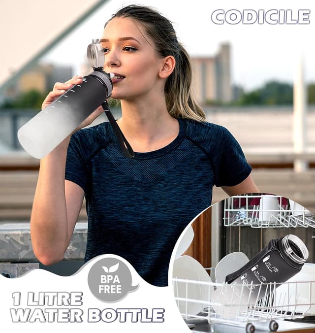 Thumbnail 5 de CodiCile 1L water bottle with straw 🚰
