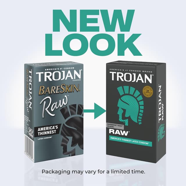 Detalle 2 de TROJAN BareSkin Raw Ultra Thin Condoms 24 🛡