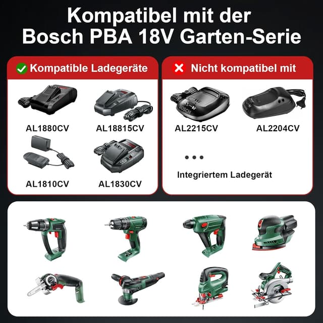 Thumbnail 3 de Ersatz Akku 5,0 Ah für Bosch