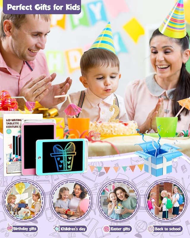 Thumbnail 6 de ORSEN Tableta de Escritura LCD 8,5 2 Piezas