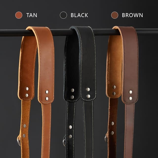 Thumbnail 6 de Padwa Lifestyle Brown Single Camera Harness Strap for One Camera – full grain leather shoulder strap