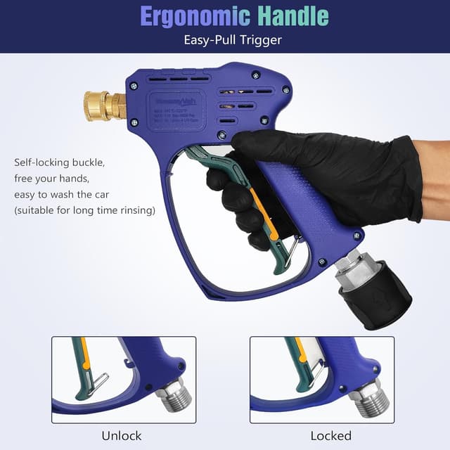Thumbnail 2 de YeewayVeh High Pressure Washer Gun 5000 PSI