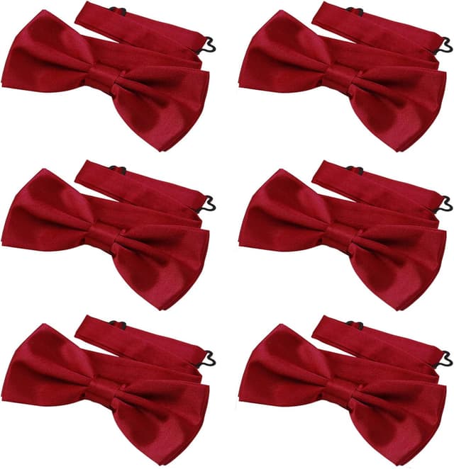 Detalle 2 de DonDon Set 6 papillon uomo 12 x 6 cm