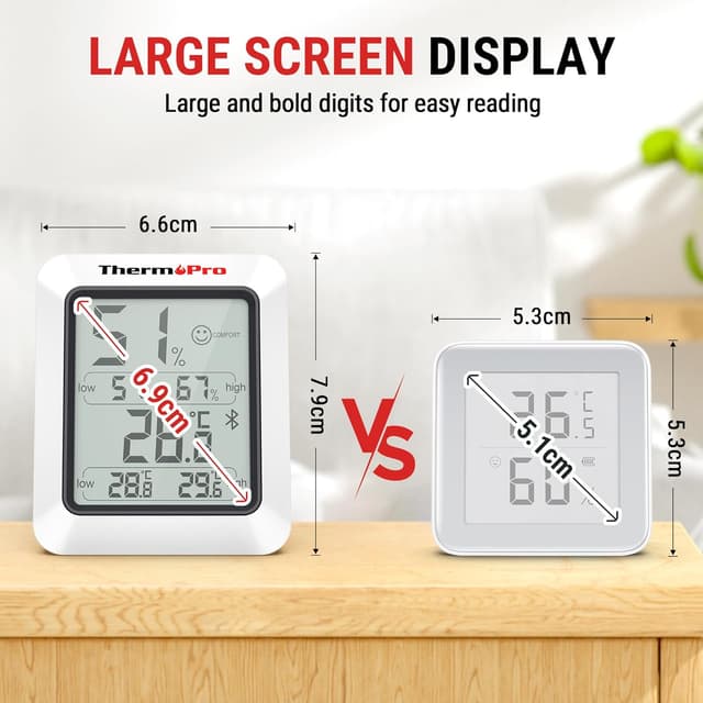 Thumbnail 1 de ThermoPro TP350: termómetro higrómetro 80 m