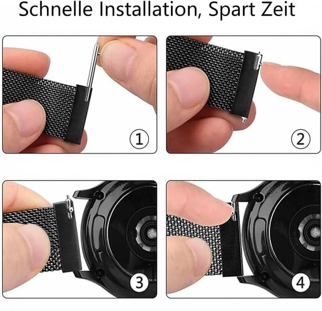 Thumbnail 6 de Edelstahl Mesh Uhrenarmband mit Magnet