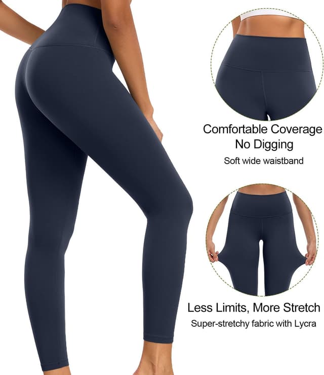 Detalle 2 de wirarpa High Waist Leggings für Damen – elastische, weiche Sporthose mit 4-Wege-Stretch