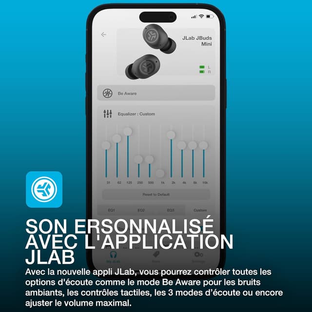 Thumbnail 4 de JLab JBuds Mini Écouteurs Bluetooth 20h