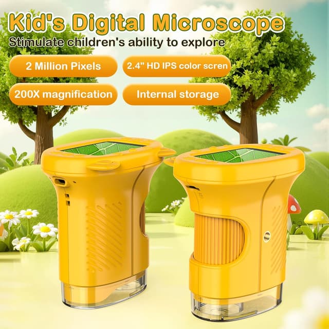 Detalle 2 de GlobalCrown Microscope enfant 200x