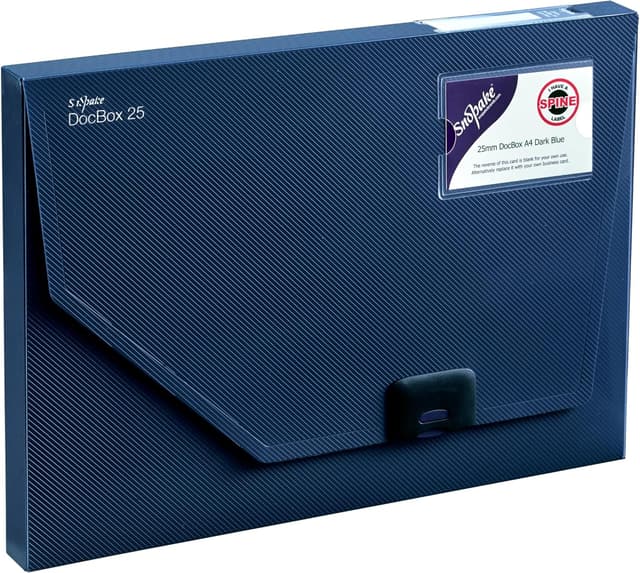 Thumbnail 6 de Snopake A4 DocBox Clear 35 mm Box File