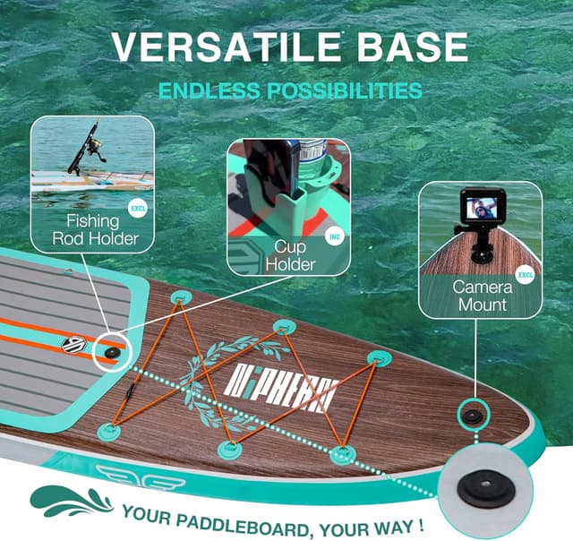 Thumbnail 5 de niphean Extra Large Inflatable Paddle Board 500 lbs