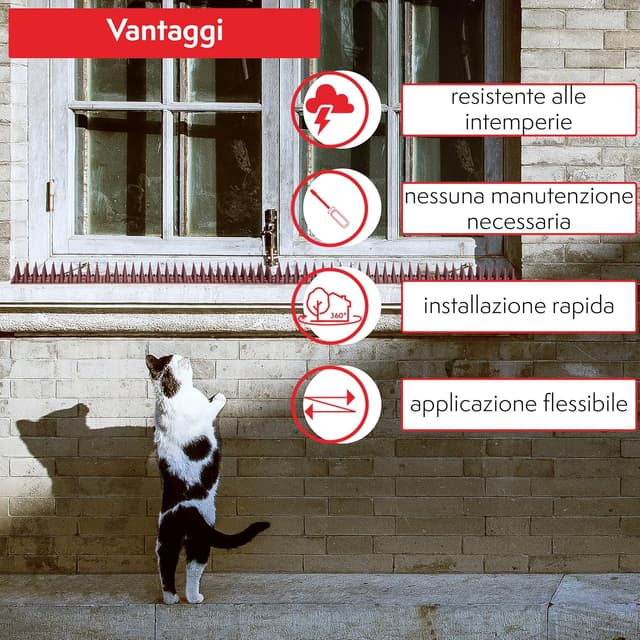 Thumbnail 4 de PATTLER Dissuasori per Piccioni 43 cm Marrone