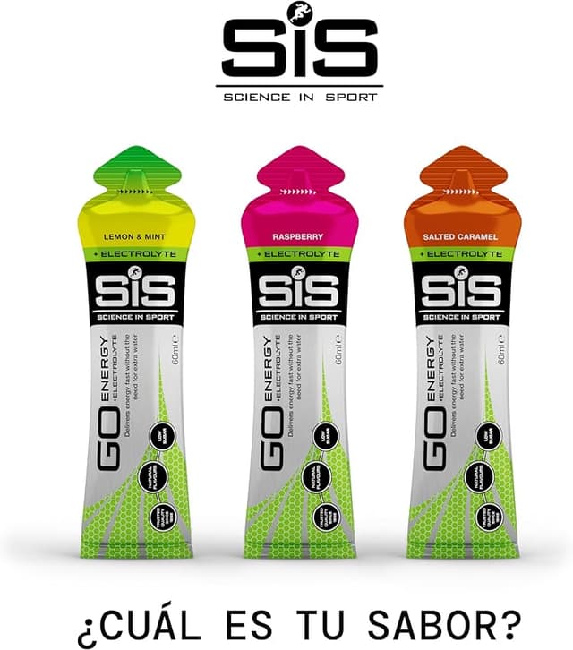 Thumbnail 5 de Science in Sport GO Energy Gel 6x60 ml Frambuesa 🎽