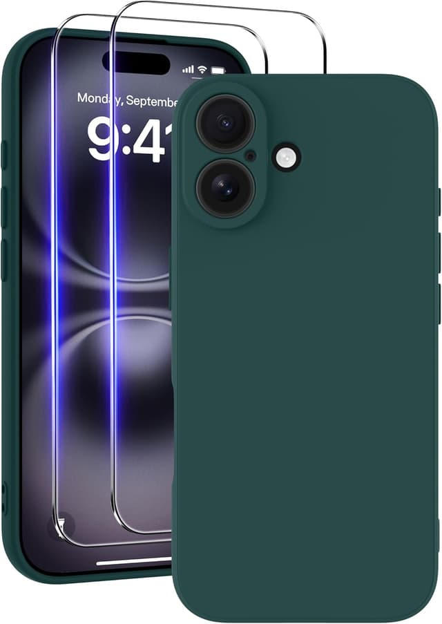 Detalle de Qasyfanc iPhone 16 silicone case 1.2 mm