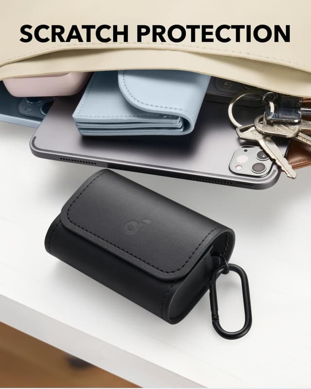 Detalle de soundcore AeroFit Estuche de viaje negro