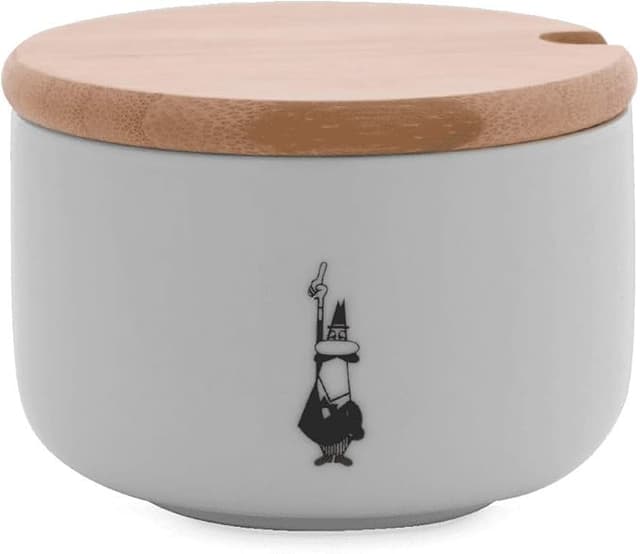 Imagen de Bialetti Zuccheriera Porcelana con Coperchio Bamboo 🍚 en OfertitasTOP