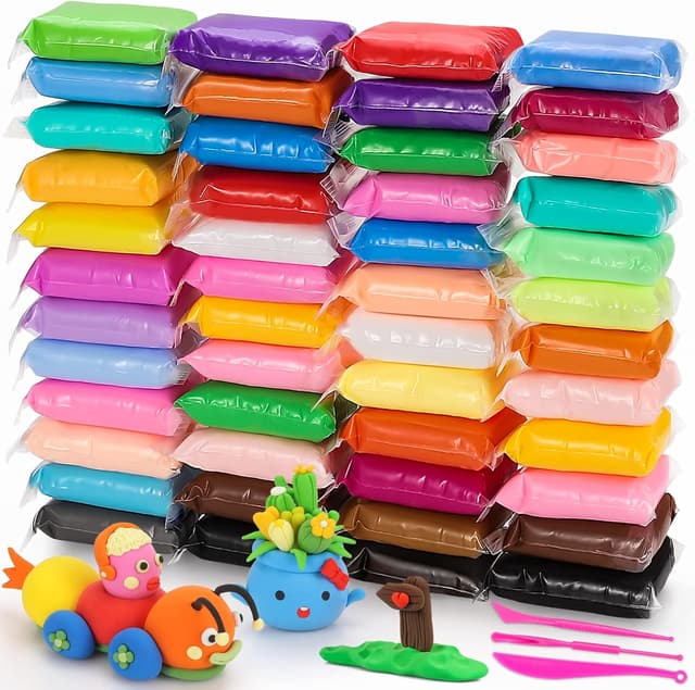 Imagen de QMAY Air Dry Clay 48 Colours Pack en OfertitasTOP