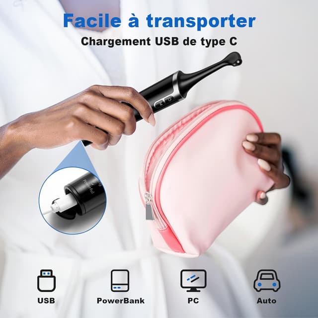 Thumbnail 5 de Kit Blanchiment Dentaire polisseur électrique 5 têtes 🪥