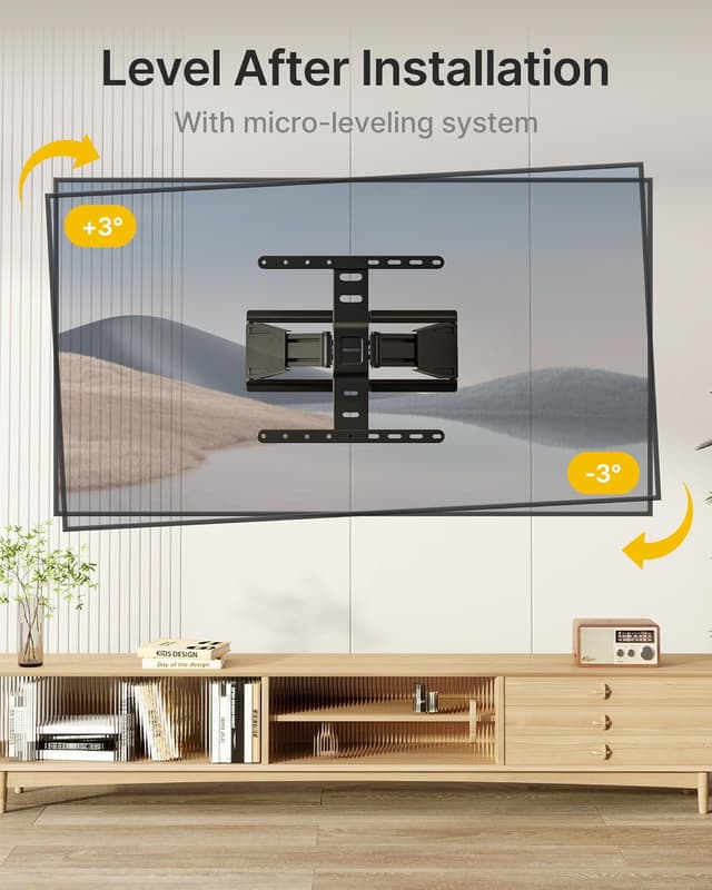 Thumbnail 5 de monTEK 0.77" Ultra Slim TV Wall Mount for 37-75" TVs