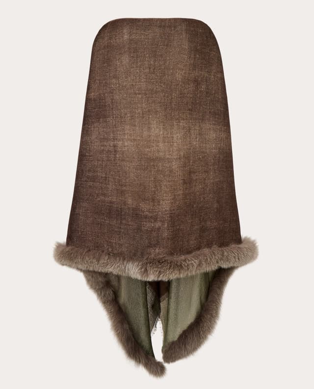 Thumbnail 1 de Ama Pure Echarpe de lana fina y zorro