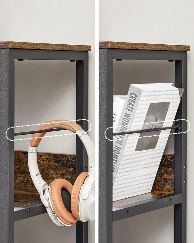 Thumbnail 4 de VASAGLE Regal 3 Ebenen 9 Fächer