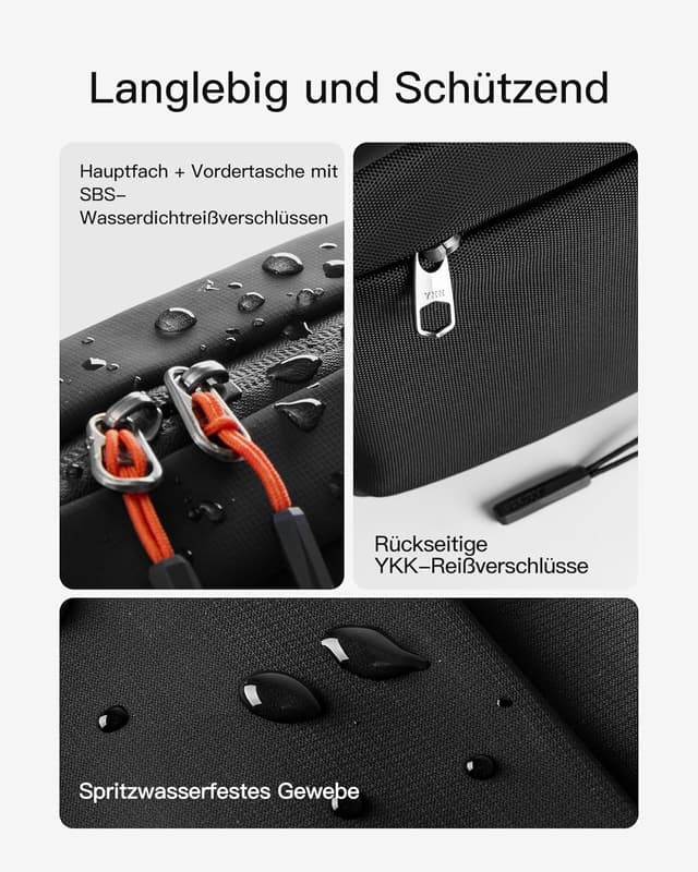 Detalle 2 de Inateck Sling Bag X-Pro Umhängetasche 3 L