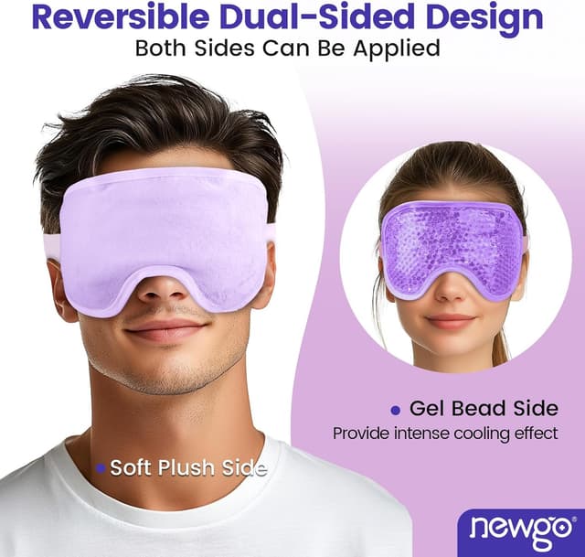 Detalle 1 de NEWGO Cooling Eye Mask for Puffy Eyes 1-Pack
