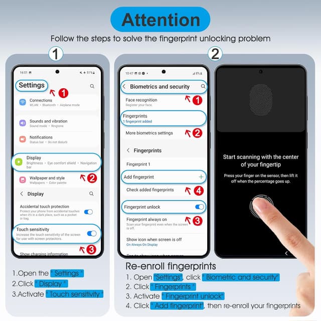 Detalle de SPARIN Screen Protector for Samsung Galaxy S26 with tempered glass and camera lens protectors