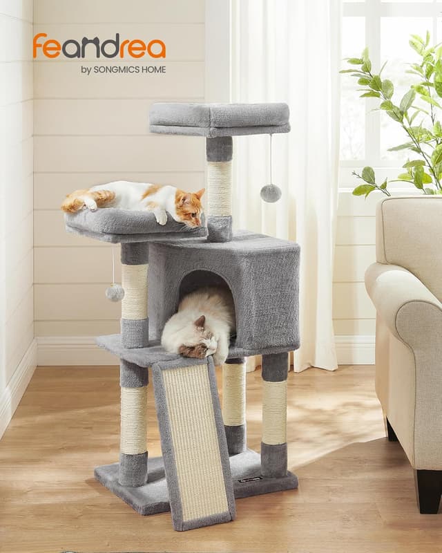 Thumbnail 1 de Feandrea Arbre à Chat 115 cm Gris