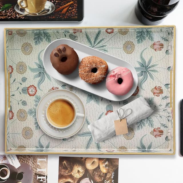 Thumbnail 5 de Leemxiiny Rectangle Serving Tray with Handles 🍽