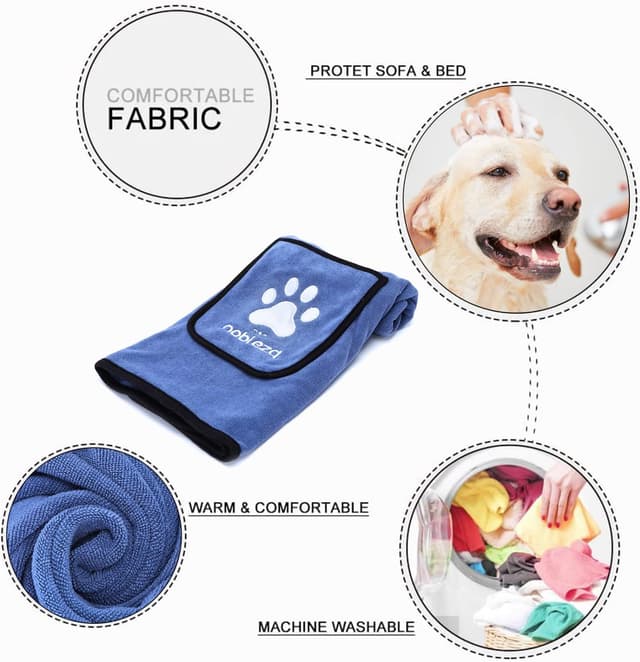 Thumbnail 3 de Nobleza Toalla para Perros 106x66 cm