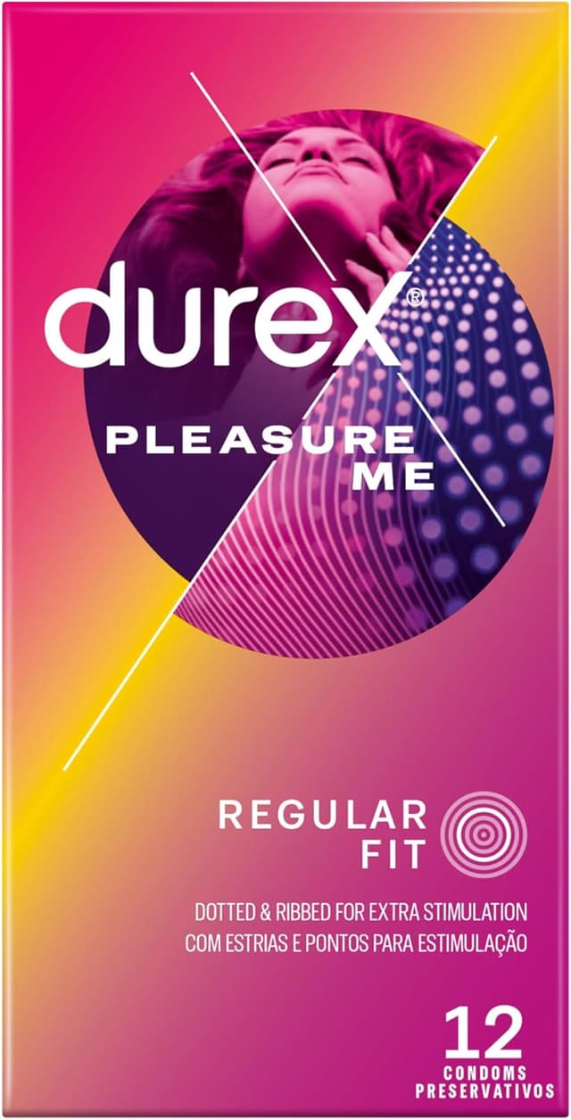 Imagen de Durex Pleasure Me Condoms 12 pack 🛡 en OfertitasTOP