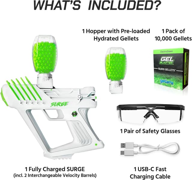 Thumbnail 3 de Gel Blaster Surge Gelblaster 30 m Reichweite 🔫
