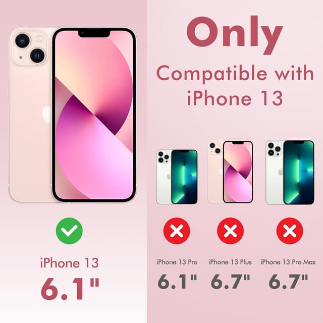 Detalle 2 de TIIXXA iPhone 13 case, 6.1 inch