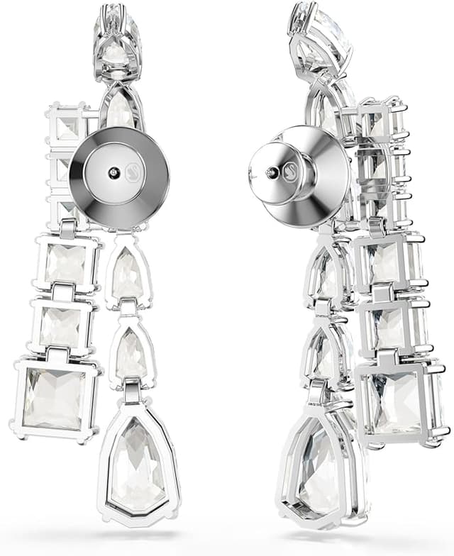 Detalle 2 de Swarovski Matrix Pendientes talla mixta, blancos