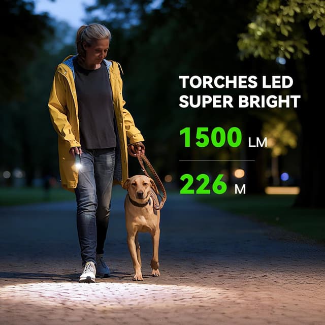 Detalle de Sofirn ST1 torch, 1500LM beam