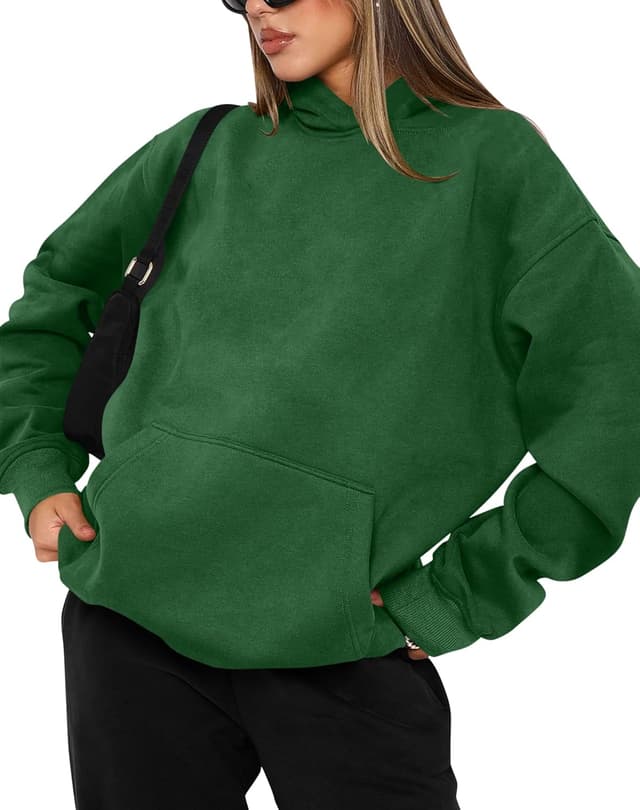 Detalle 2 de TICTICMIMI Women’s Fleece-Lined Pullover Hoodie with Kangaroo Pocket