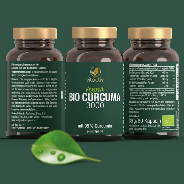 Thumbnail 5 de VITACTIV Bio Curcuma 3000 Hochdosiert
