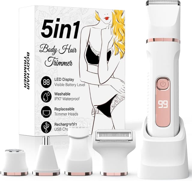 Imagen de HOHOLE Bikini Trimmer 5-in-1 Waterproof 🌊 en OfertitasTOP