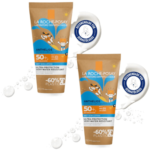 Imagen de La Roche Posay Anthelios Wet Skin SPF50+ 2x200 ml en OfertitasTOP