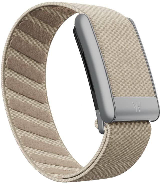 Detalle 2 de WHOOP 5.0 SuperKnit Band Beige – Sportliches Nylon-Armband für WHOOP One & Peak