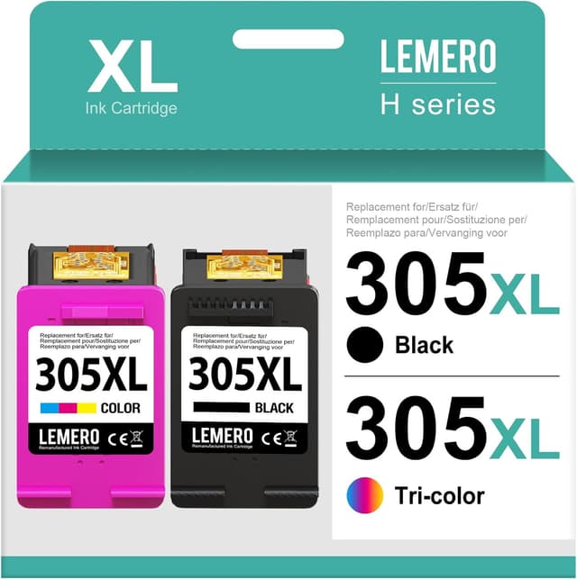 Detalle de Lemero 305XL cartucce compatibili 2 pezzi 🖨