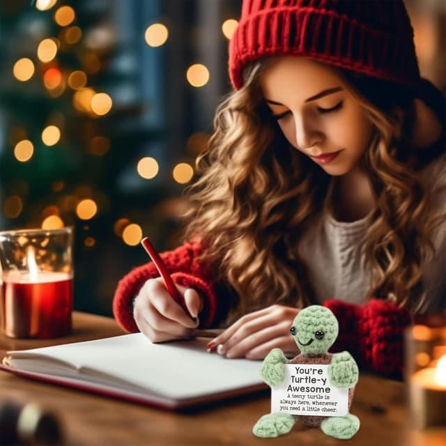 Thumbnail 5 de Bafiwu Funny Positive Turtle crochet toy 🐢