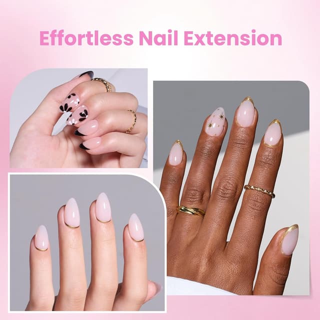 Detalle 2 de Beetles Tipex Lite Apex Nail Tips 512pcs