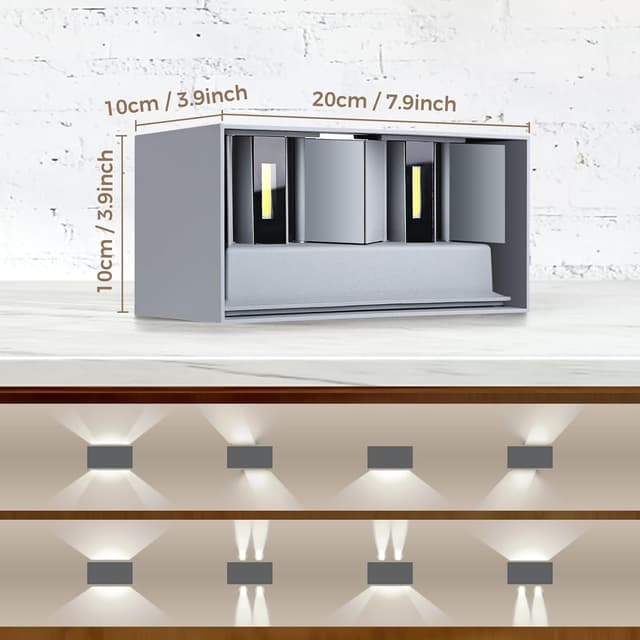 Detalle de ENCOFT ENCOFT 24W: applique LED da esterno